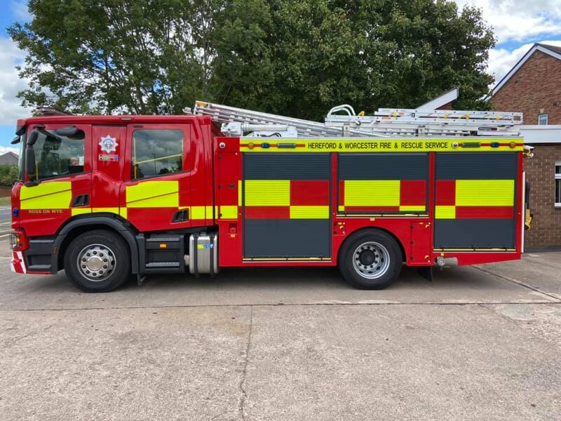 Ross on Wye Fire Station Take Delivery of Brand New Appliance - Open ...